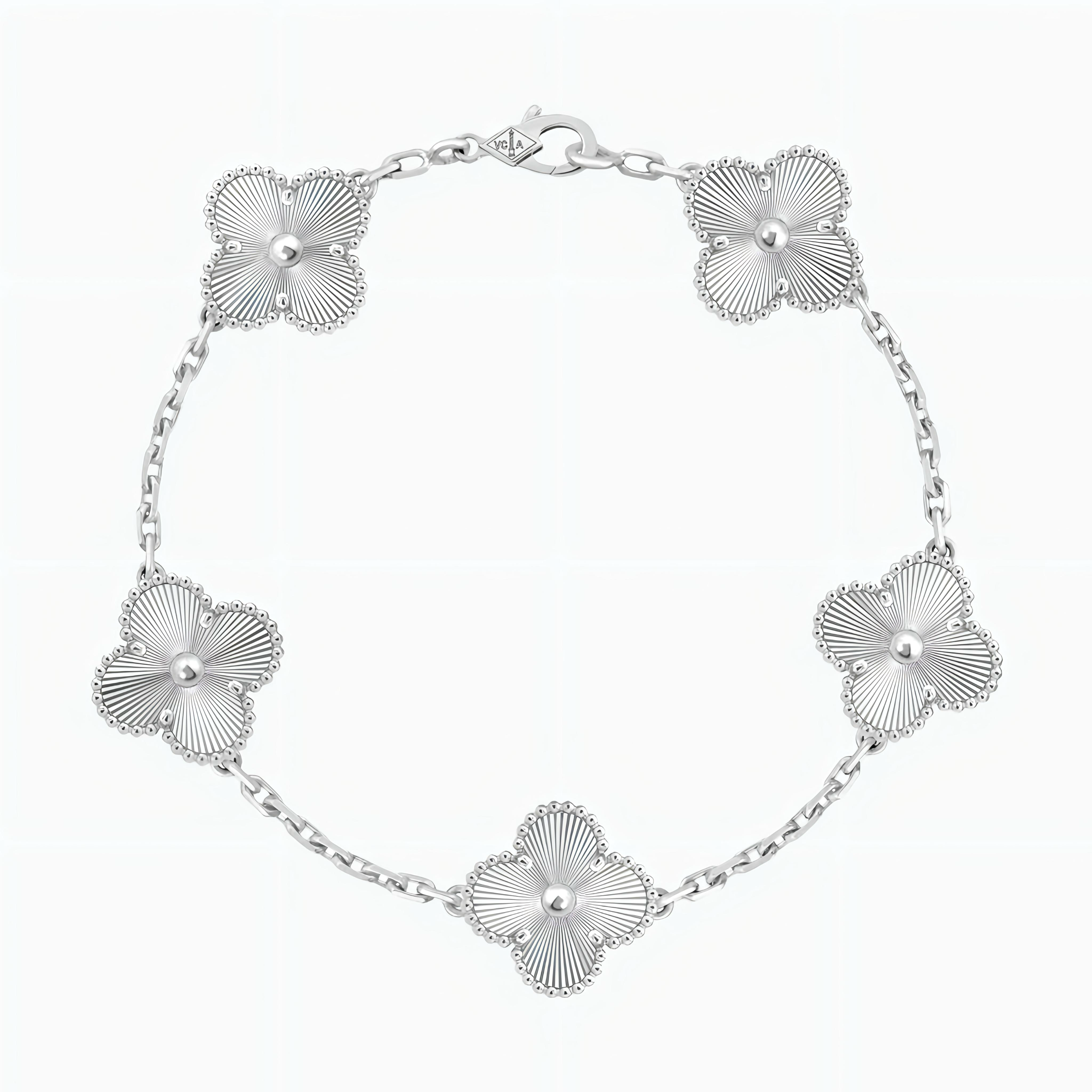 Bracelet Trèfle gravé