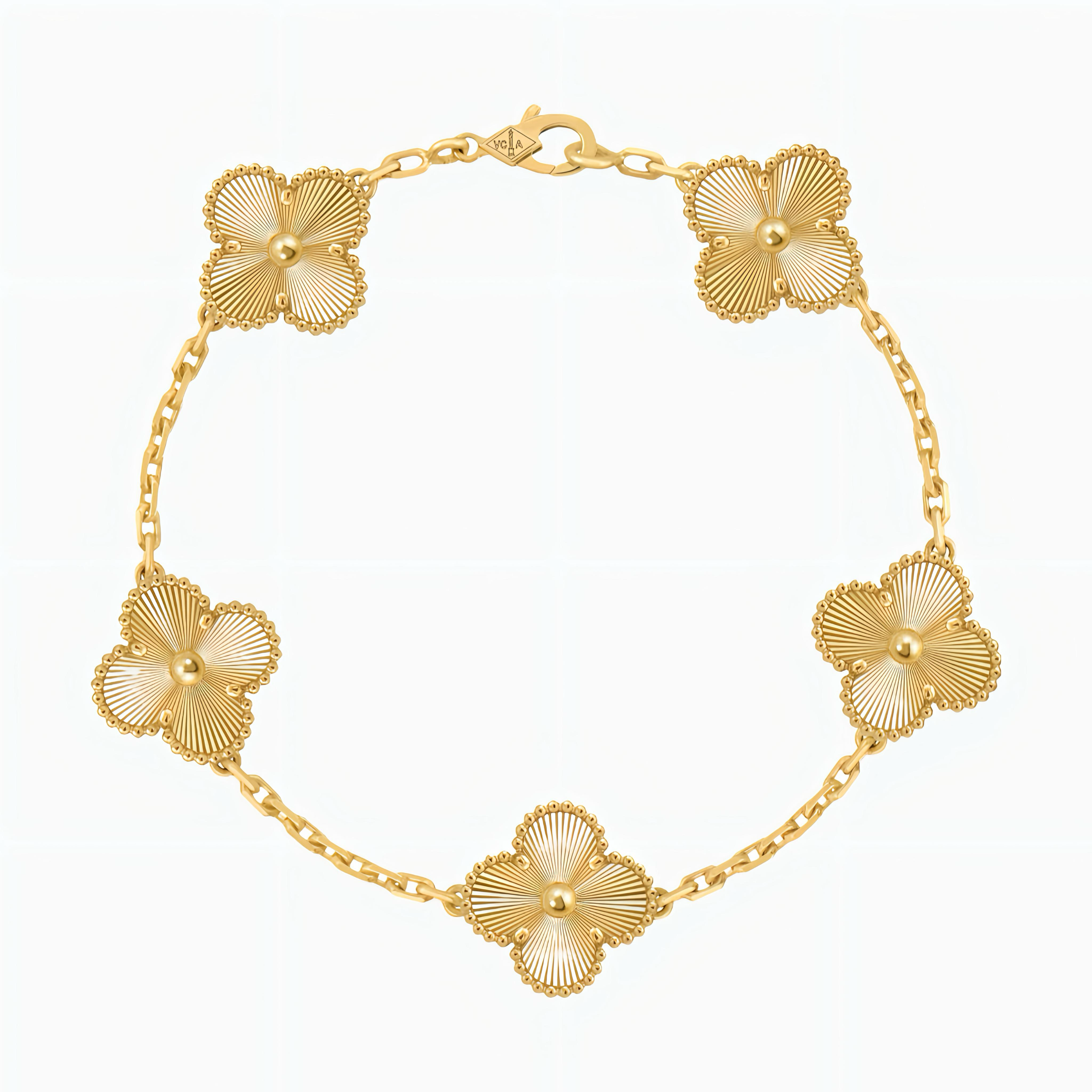 Bracelet Trèfle gravé