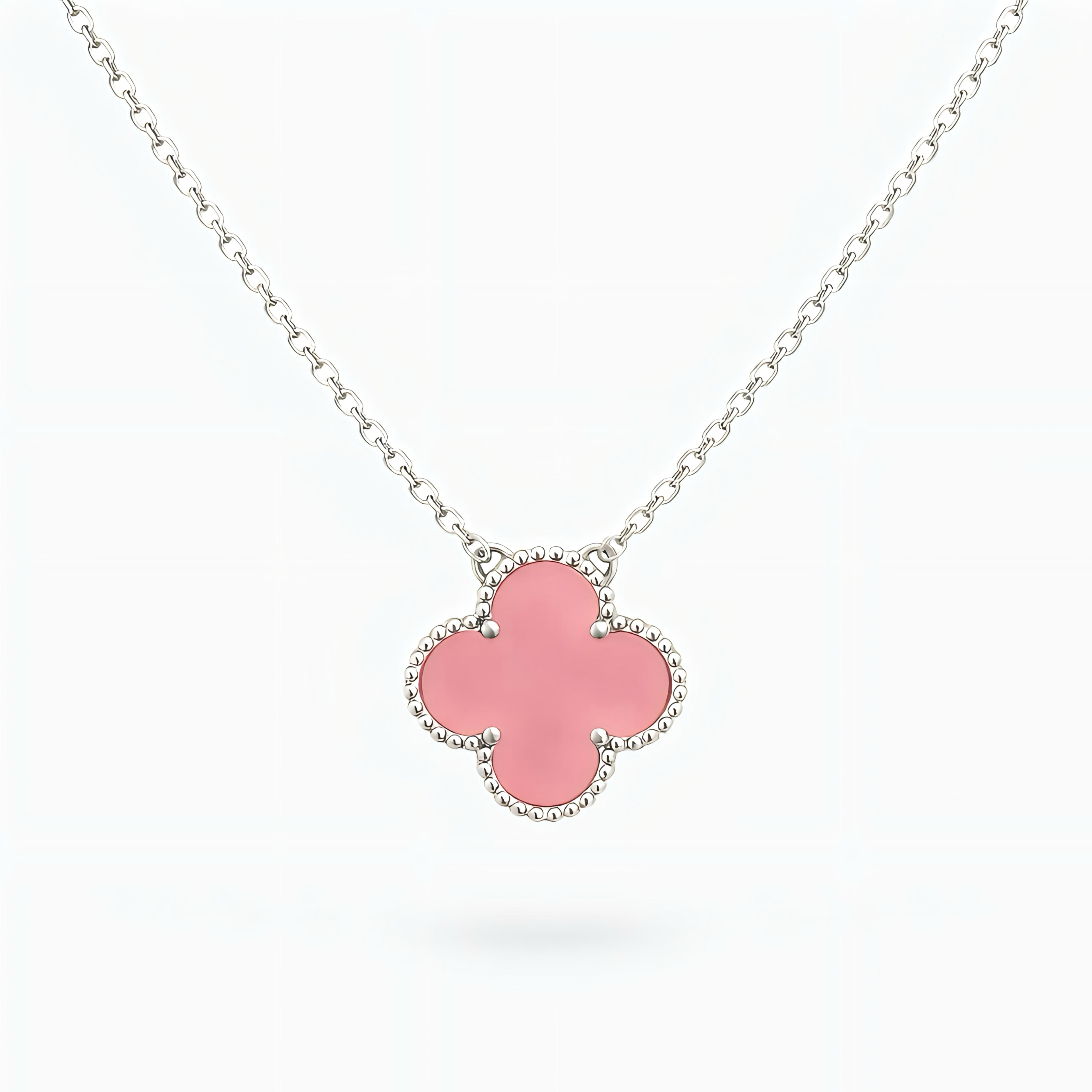 Collier Trèfle Nacré – Argent