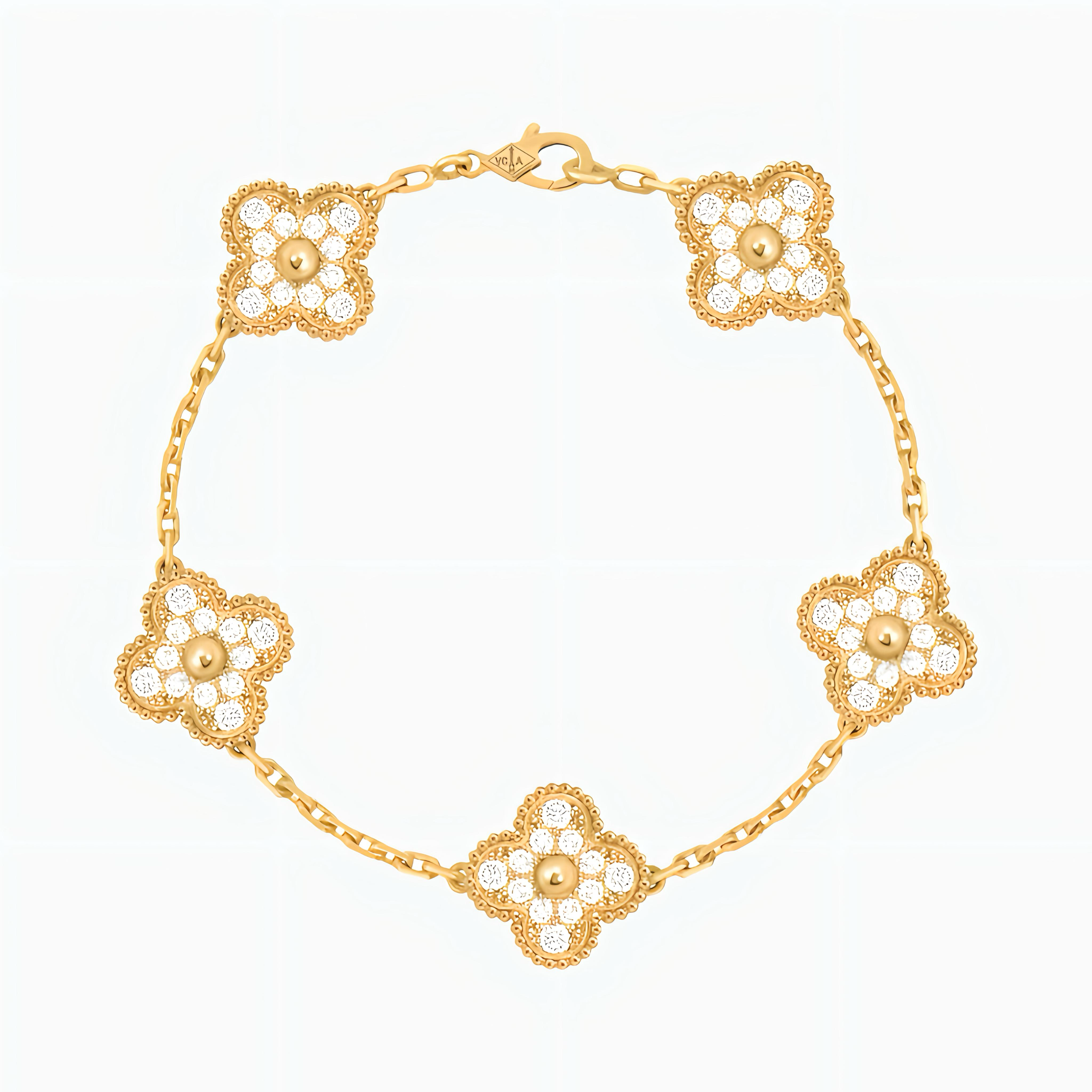 Bracelet Trèfle 5 motifs