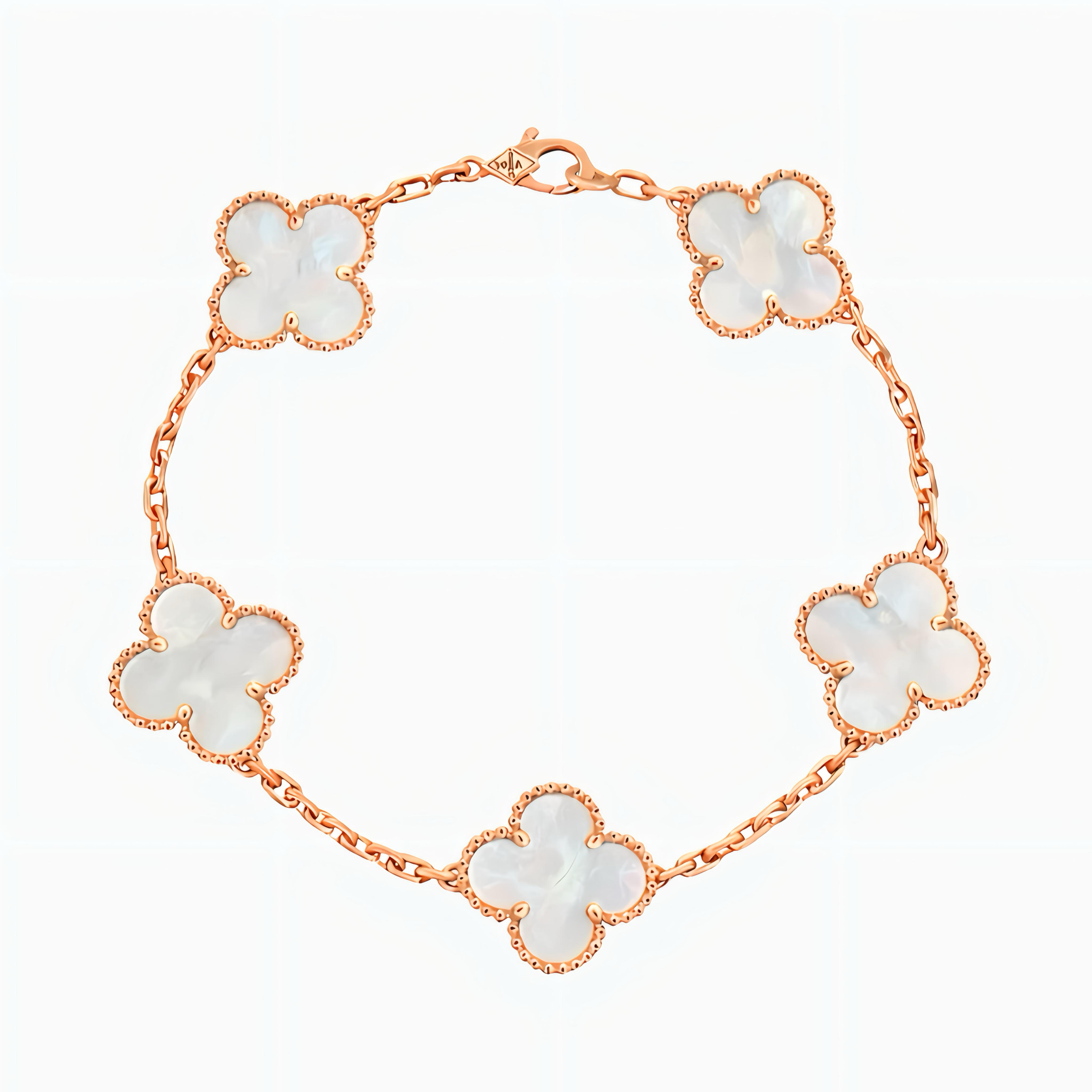 Bracelet Trèfle 5 motifs