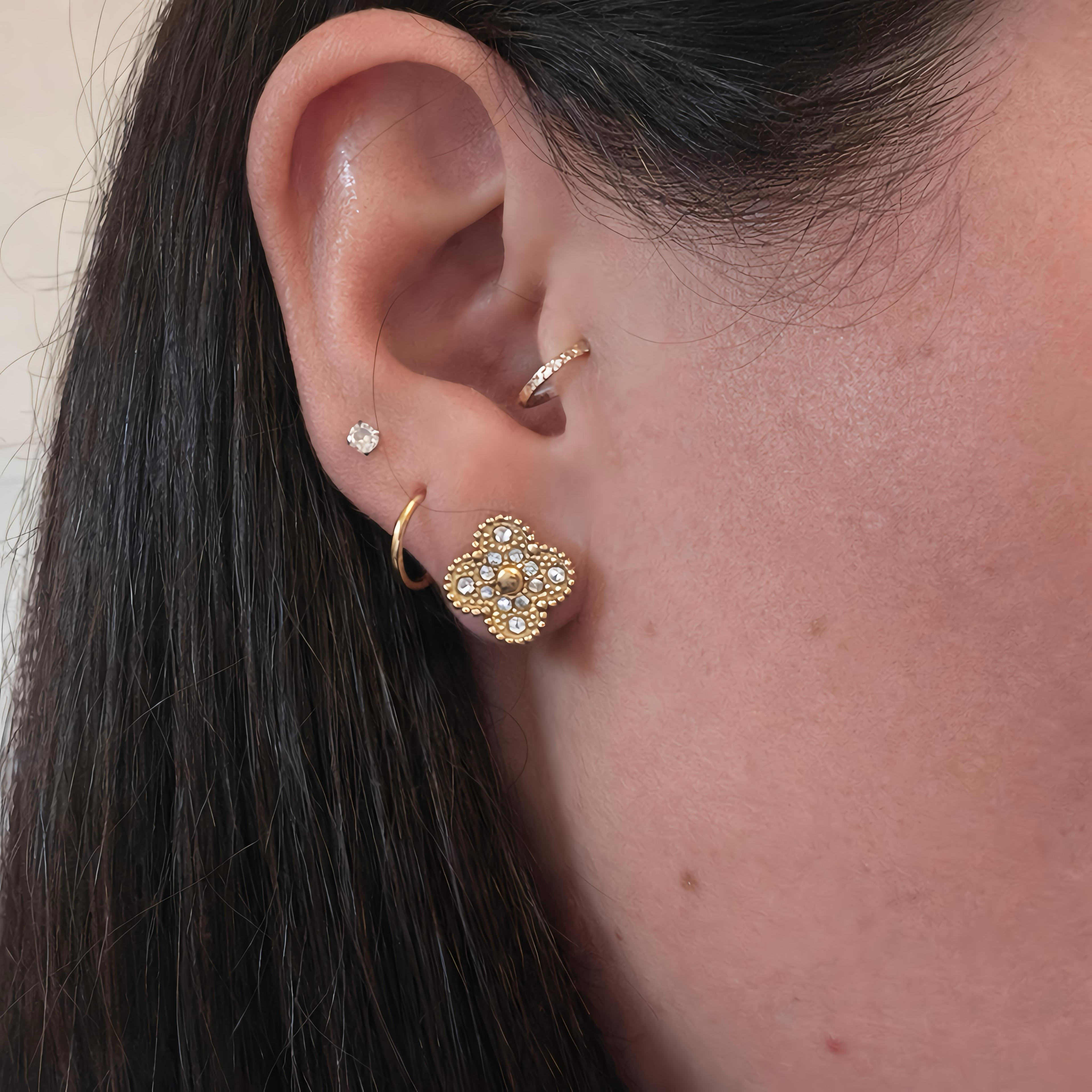 Boucles d’oreilles Flore